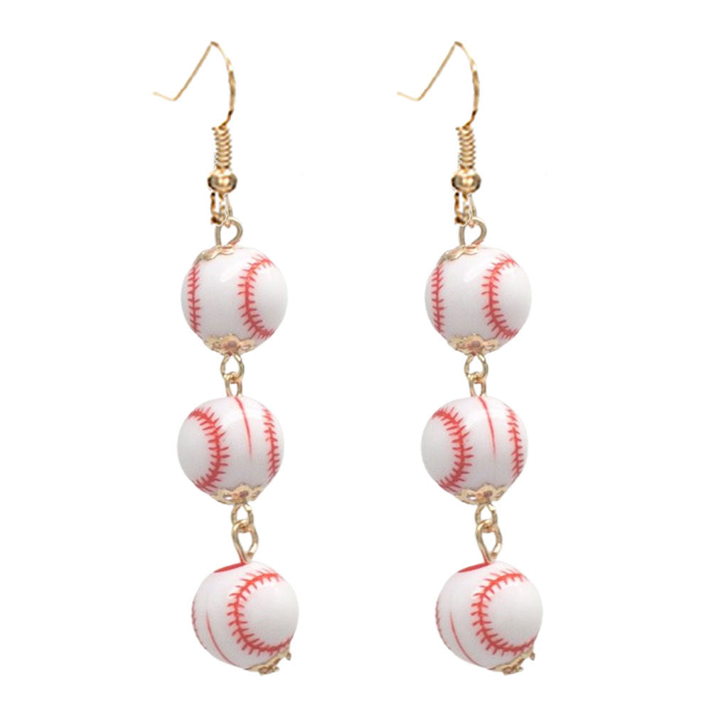 Rhinestone Football & Rugby Earrings for Women - Sparkling Sports Fan Dangle Drop Stud Earrings -dropshippingabc.com