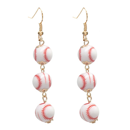 Rhinestone Football & Rugby Earrings for Women - Sparkling Sports Fan Dangle Drop Stud Earrings -dropshippingabc.com