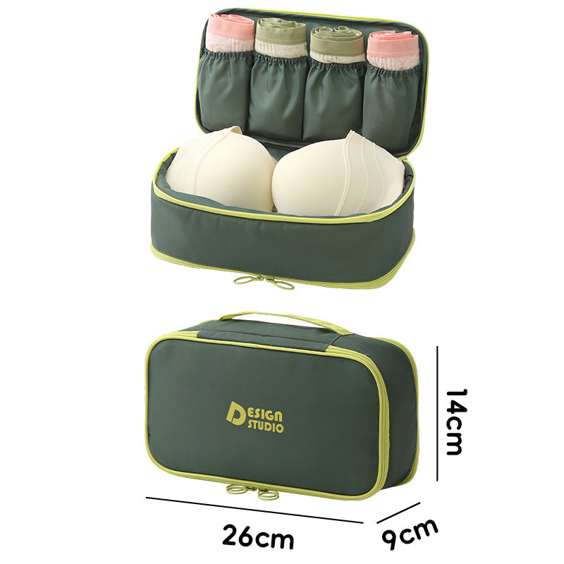 Dopamine large-capacity underwear storage bag, travel storage bag, multi-functional three-in-one socks storage bag