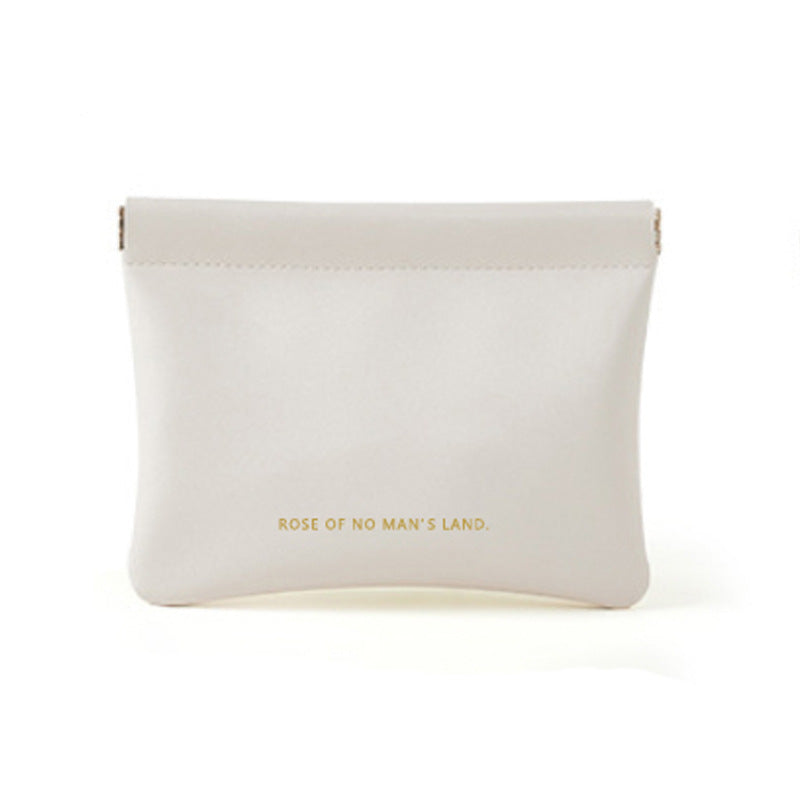 Automatic closing data cable, earphone portable storage bag, lipstick key, cosmetics portable small bag,