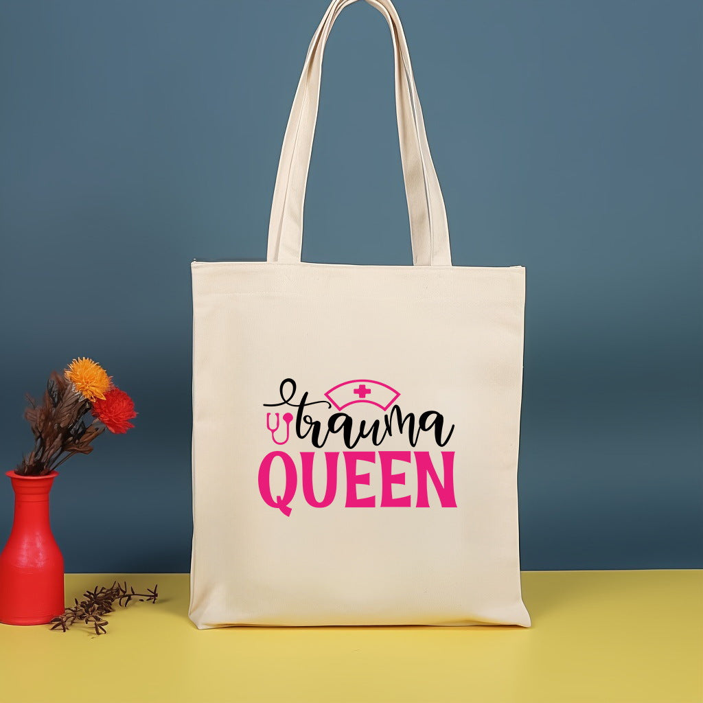 Bolso bandolera de lona estampada, bolso de compras moderno y ligero, bolso de algodón de gran capacidad, paquete de 2 unidades tipo hobo. 