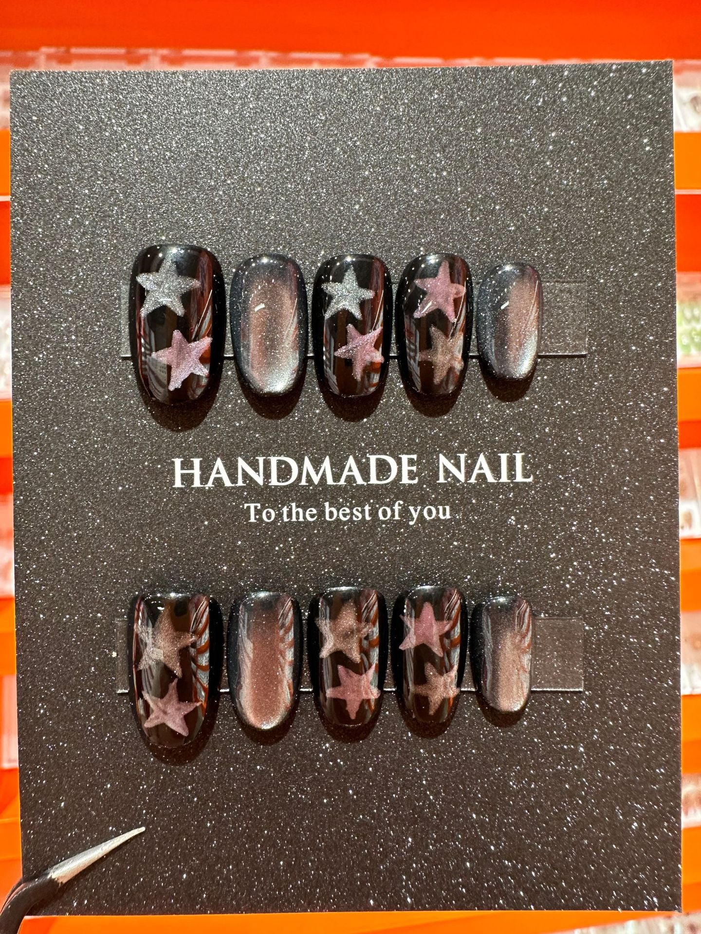 Christmas handmade nail wear temperament gentle nail art nail patch
