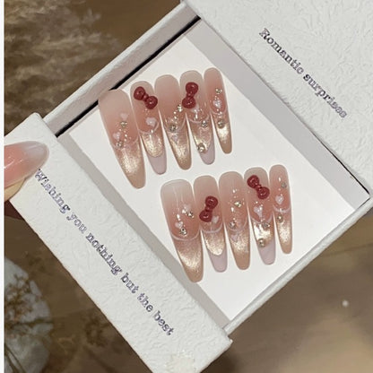 1033- Handmade press on nails fake nails removable