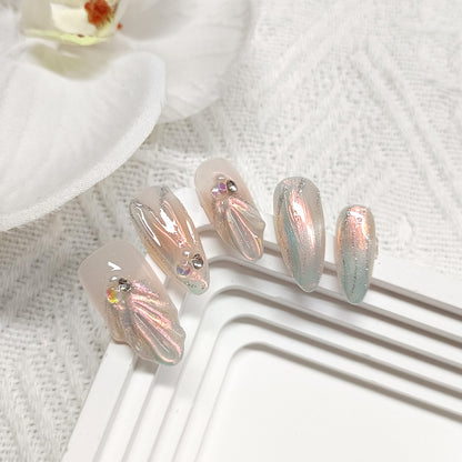 1010- Handmade press on nails fake nails removable