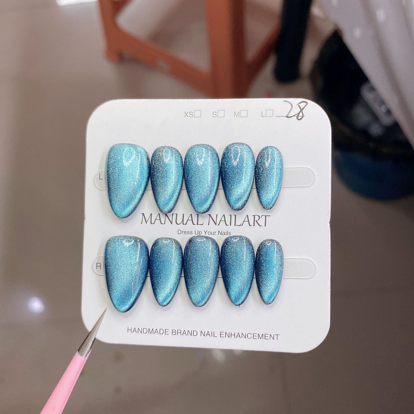 1026- Handmade press on nails fake nails removable