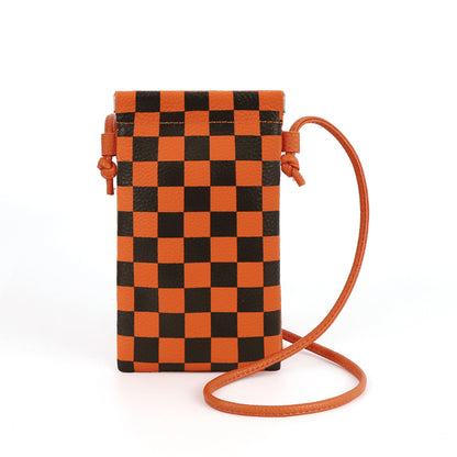 Leather mobile phone bag, mini bag, small satchel for mobile phone, phone purse crossbody