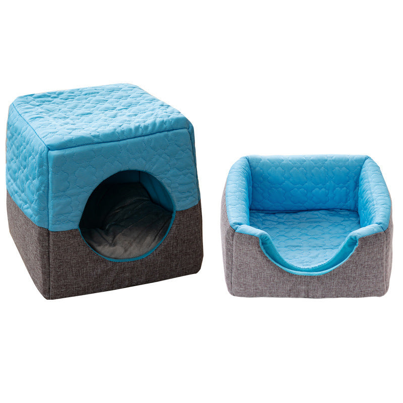 Warm in winter and cool in summer Multi-purpose cat house, small dog pet nest, semi-closed cat nest available in all seasons