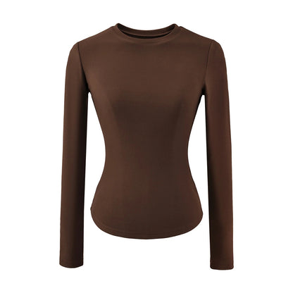 Hourglass Waist Long Sleeve T-Shirt