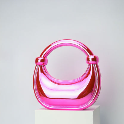 Bolso de mano pequeño y versátil de acrílico para cena, noche, informal, fiesta, graduación.