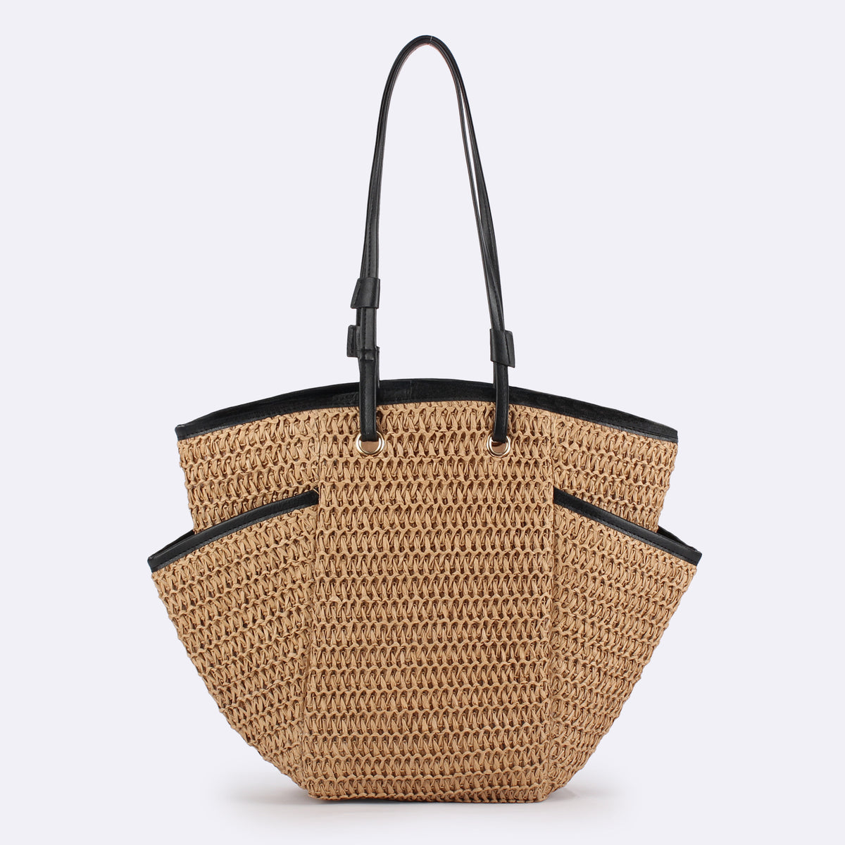 Handwoven Large Tote – Designer Beach Bag, Daily Casual Vacation Purse, Versatile Women's Accessory