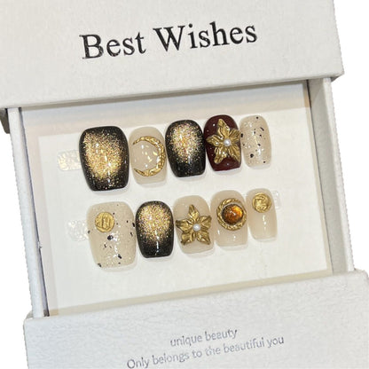 0969- Handmade press on nails fake nails removable