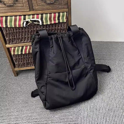 Bolso bandolera deportivo de nailon, impermeable, multiusos, con cordón ajustable, gran capacidad, ideal para yoga. 