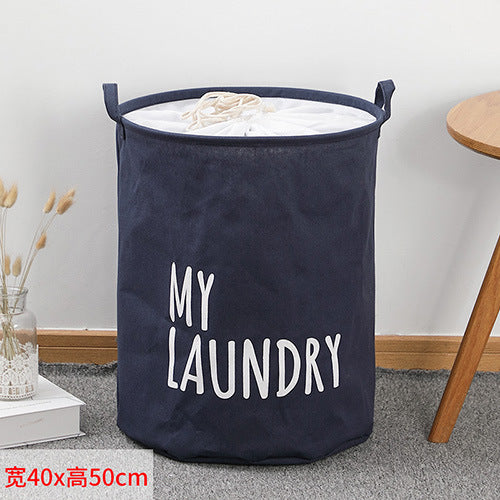 Clothes dirty clothes basket, large capacity bundle quilt clothes storage bag, waterproof and moisture-proof packaging bag household, fabric laundry bag