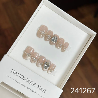 1029- Handmade press on nails fake nails removable