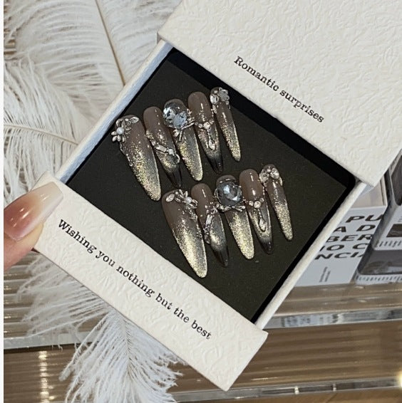 1033- Handmade press on nails fake nails removable