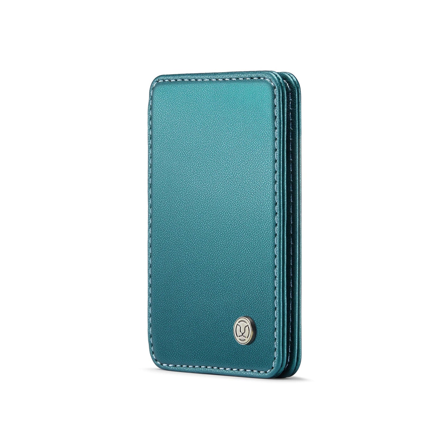 Estuche para tarjetas magnéticas con anillo Magsafe para iPhone 17, con cepillo antirrobo para tarjetas, 16/15/14/13, con cremallera, monedero, tarjetero magnético con bloqueo RFID, cartera minimalista de piel sintética compatible con teléfonos MagSafe. 