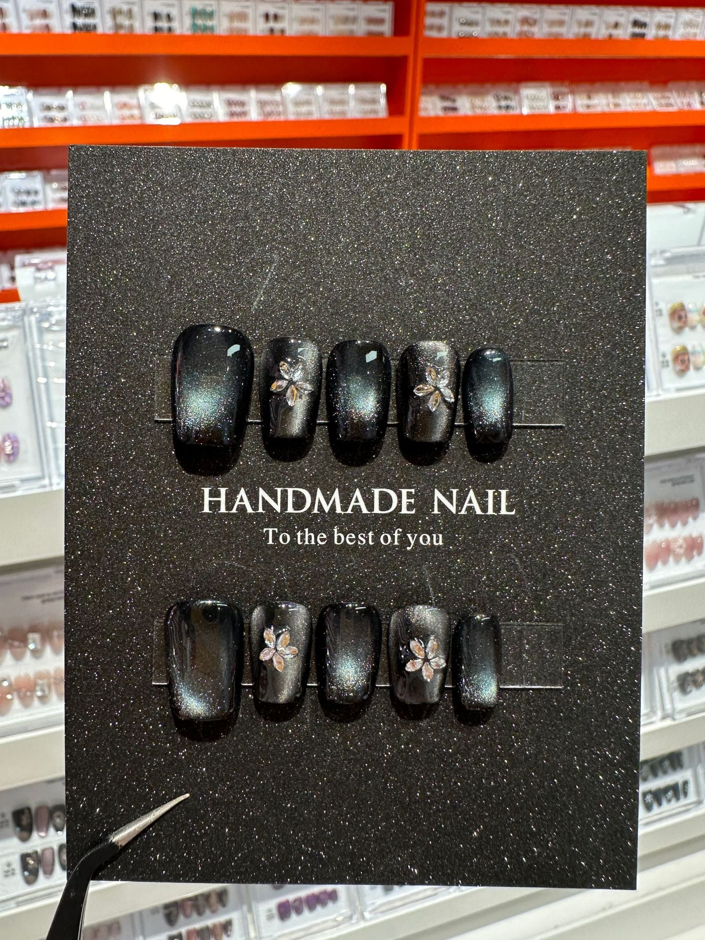 Christmas handmade nail wear temperament gentle nail art nail patch