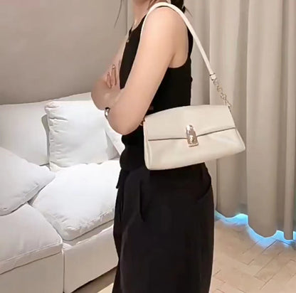 Bolso bandolera pequeño color beige, bolso de hombro blanco glaciar para mujer, bolso de mano para desplazamientos diarios, bolso hobo versátil para mujer 