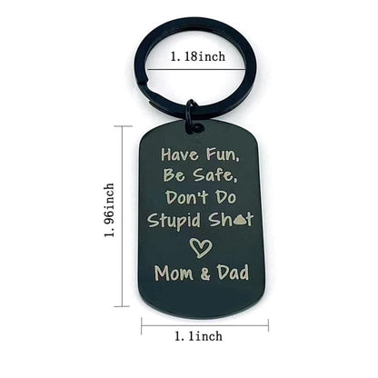 Keychain Black Men's Keychain Foreign Trade Keychain -dropshippingabc.com