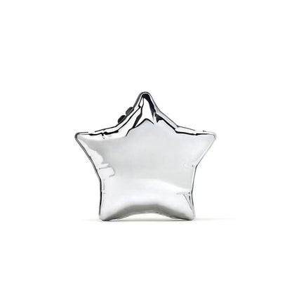 Bolso de noche con cadena de pentagrama plateado, monedero pequeño de acrílico, monedero para llaves y pintalabios, bolso bandolera para fiesta, bolso de fiesta, bolso de mano para graduación, bolso de boda 