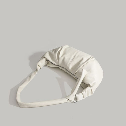 Bolso tipo dumpling plegable, bolso hobo retro informal y versátil, bolso hobo pequeño de diseño portátil, bolso de hombro pequeño