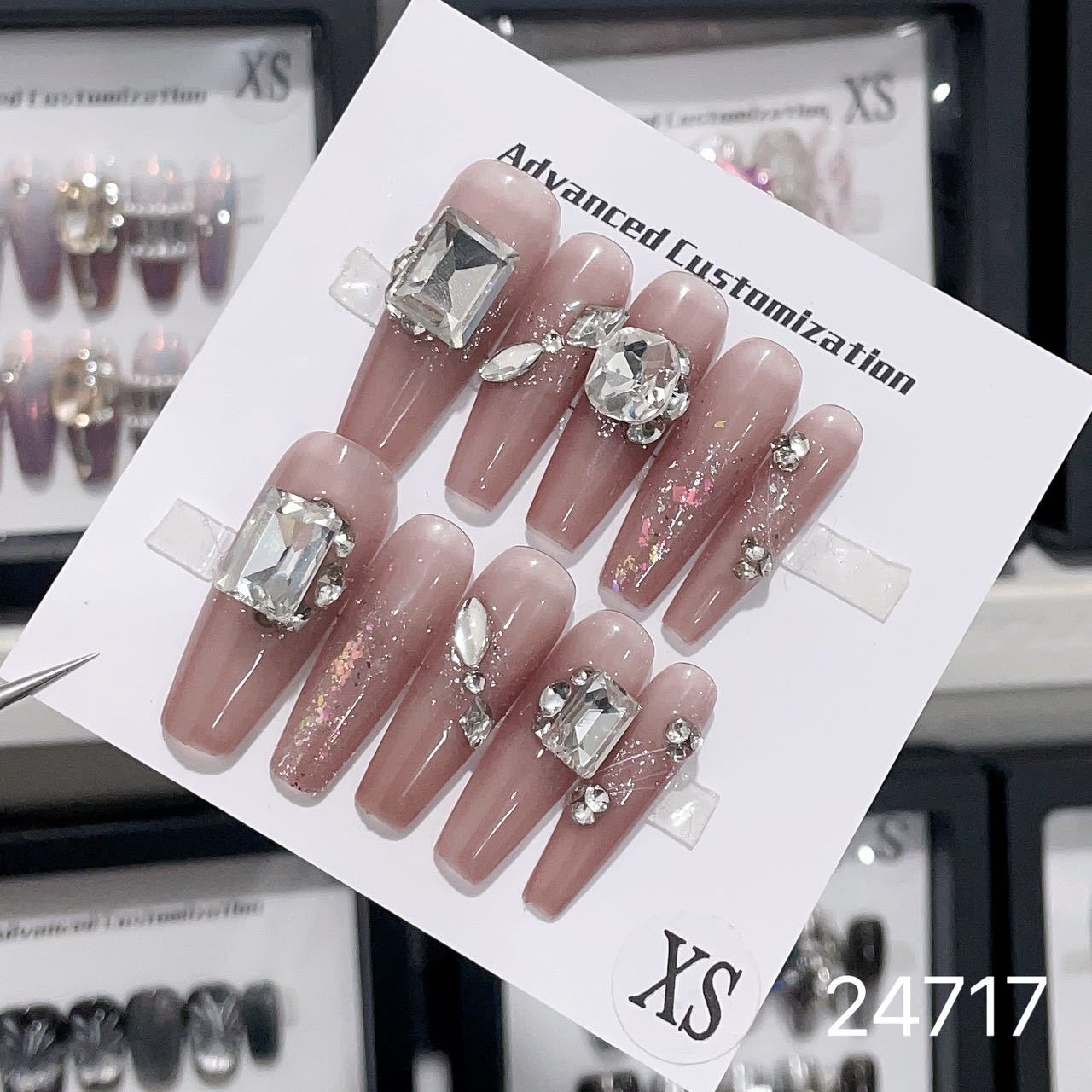 0967- Handmade press on nails fake nails removable