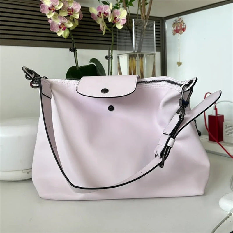 Hobo Underarm bag, boho grey women's bag, Crossbody shoulder bag, large capacity versatile women's hobo bag