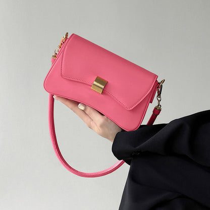 Elegant Small Crossbody Bag Female White – Simple Fashion Shoulder Bag with Modern Square Design