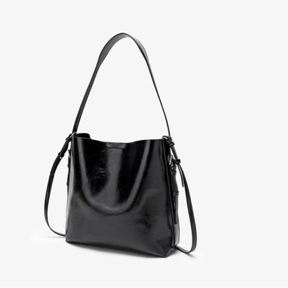 Bolso Hobo versátil para mujer – Bolso bandolera de gran capacidad con diseño tipo cubo en la sisa 