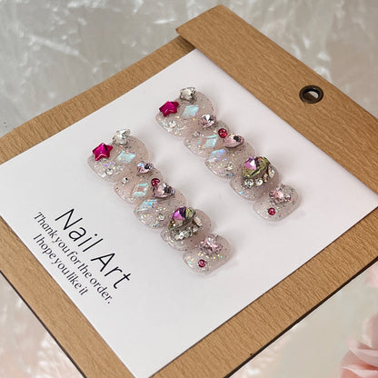 0971- Handmade press on nails fake nails removable