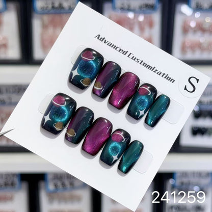 1028- Handmade press on nails fake nails removable