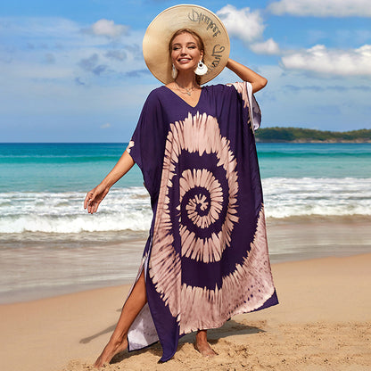 Bohemian Beach Robe ¨C Sexy Loose-Fit Bikini Cover-Up, Vacation Sun Protection Kimono