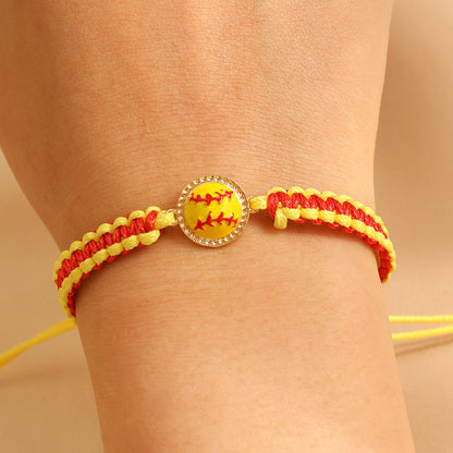 Handmade Woven Sport Bracelet Nylon Rope Adjustable Inspirational Gift