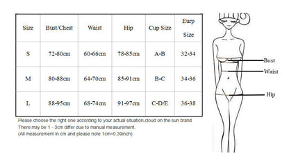 Women's Sexy Solid Color Nylon Two-Piece Swimsuit with Removable Hard Cups Bikini Set