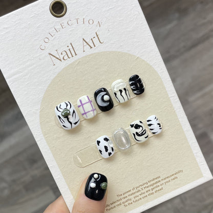 0938- Handmade press on nails fake nails removable