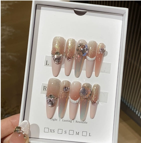 1034- Handmade press on nails fake nails removable