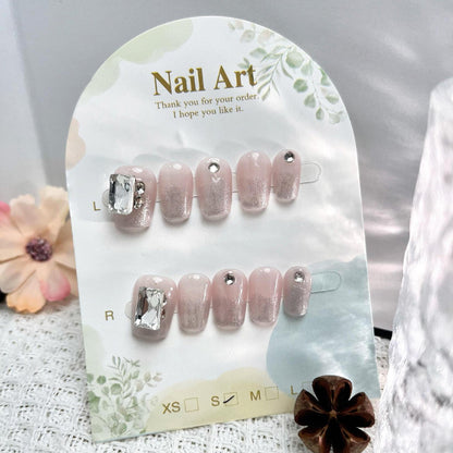 1032- Handmade press on nails fake nails removable