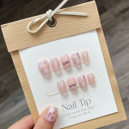 1024- Handmade press on nails fake nails removable