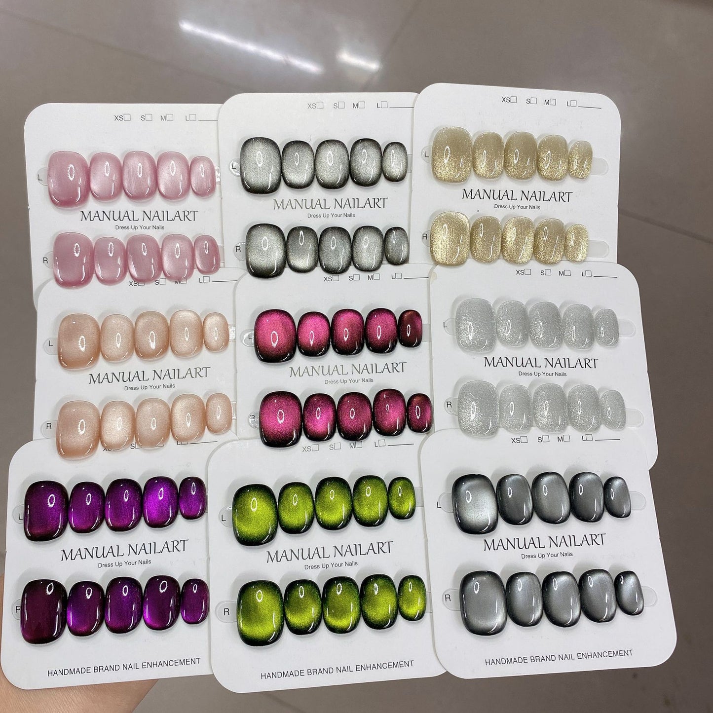 0965- Handmade press on nails fake nails removable