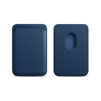 Applicable to Apple 15Magsafe magnetic card bag iPhone mobile phone card bag card holder PU magnetic suction -dropshippingabc.com