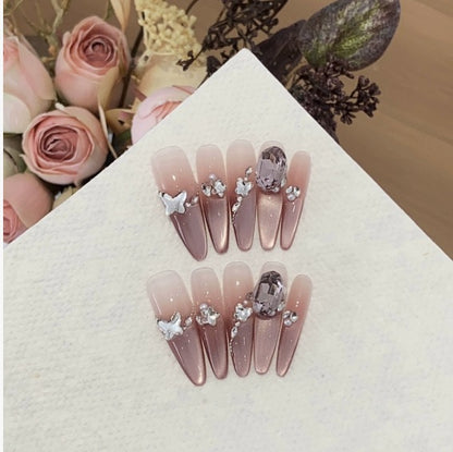 0995- Handmade press on nails fake nails removable