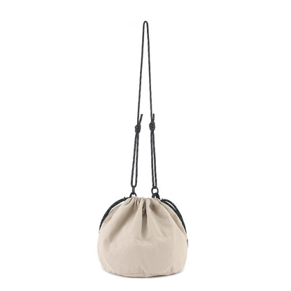 Bucket Bag stylish, Dual Drawstring Crossbody Bag Men's, Outdoor Sports and Leisure Bag
