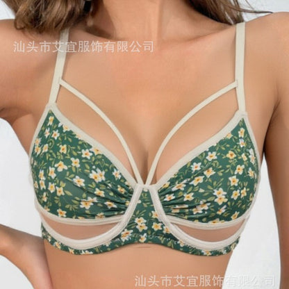 Hot Selling Sexy Women's Underwear Summer Lightweight Comfortable Breathable Bralette without Pads