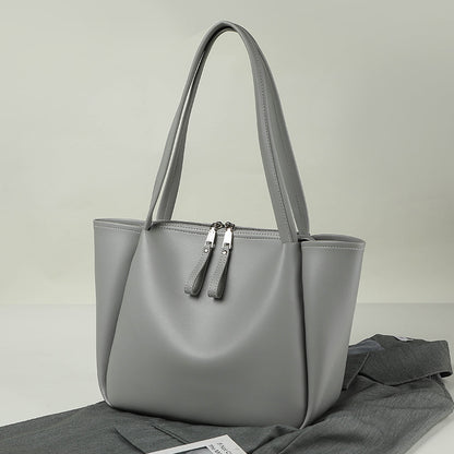 Bolso tote grande y elegante para mujer: bolso de mano con material PU suave y gran capacidad para un estilo hobo de uso diario. 