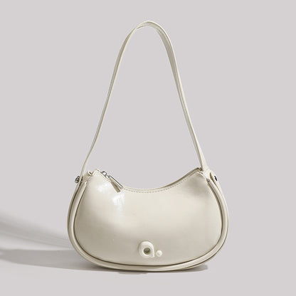 Bolso pequeño de hombro para mujer, estilo hobo elegante de estilo francés, ideal para el verano. 