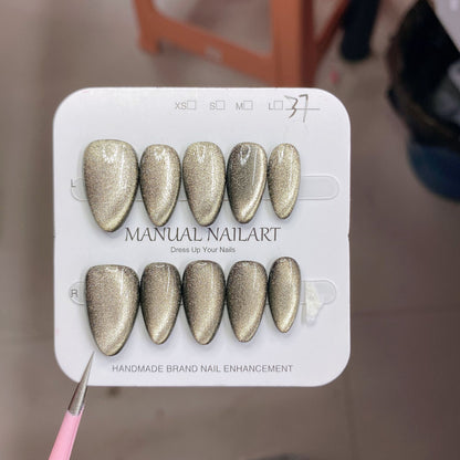 1026- Handmade press on nails fake nails removable