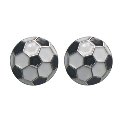 Rhinestone Football & Rugby Earrings for Women - Sparkling Sports Fan Dangle Drop Stud Earrings -dropshippingabc.com