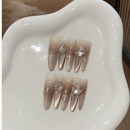 0995- Handmade press on nails fake nails removable