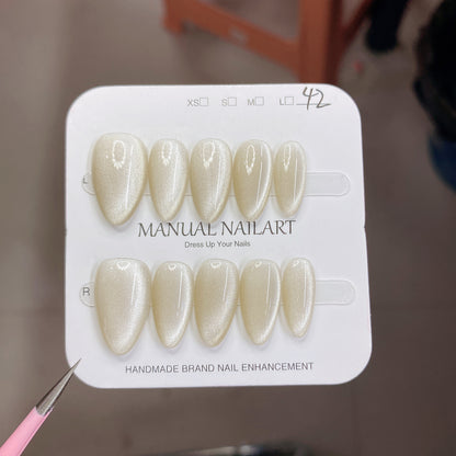 1027- Handmade press on nails fake nails removable