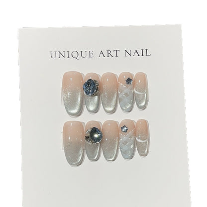 0964- Handmade press on nails fake nails removable